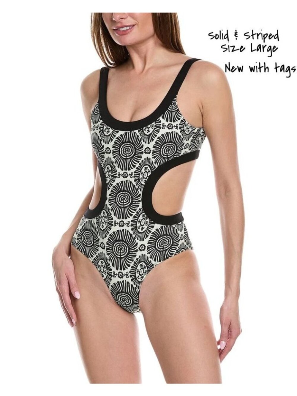 Solid & Striped Sarah One Piece Swimsuit - Size Large, New with Tags